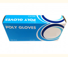 Disposable Polythene Food Grade Gloves (500) - Blue